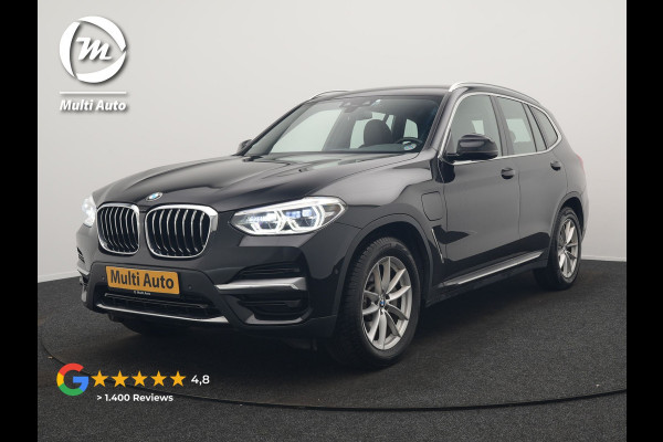 BMW X3 xDrive30e Luxury Line Plug In Hybrid 293pk Dealer O.H. PHEV | Trekhaak Af Fabriek | Camera | Adaptief Onderstel | Lederen Sportstoelen Memory & Verwarmd | Hifi Sound | Sfeerverlichting | Blis | Apple Carplay | Keyless | Navigatie | DAB |