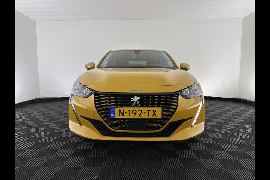 Peugeot e-208 EV Allure Pack 50 kWh (3-Fase-11kW) {SOH-89%} Aut.*HEATPUMP | LEATHER-FABRIC | FULL-LED | DIGI-COCKPIT | BLINDSPOT | CAMERA | AMBIENTLIGHT | NAVI-FULLMAP | LANE-ASSIST | KEYLESS | DAB | PRIVACYGLASS | HEATED-SPORTSEATS | CARPLAY | 16"ALU