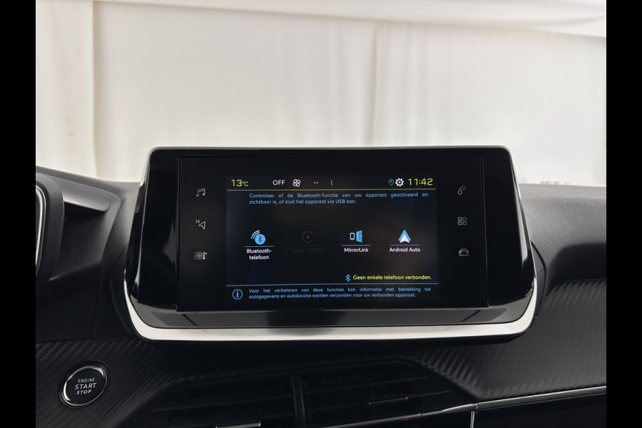 Peugeot e-208 EV Allure Pack 50 kWh (3-Fase-11kW) {SOH-89%} Aut.*HEATPUMP | LEATHER-FABRIC | FULL-LED | DIGI-COCKPIT | BLINDSPOT | CAMERA | AMBIENTLIGHT | NAVI-FULLMAP | LANE-ASSIST | KEYLESS | DAB | PRIVACYGLASS | HEATED-SPORTSEATS | CARPLAY | 16"ALU