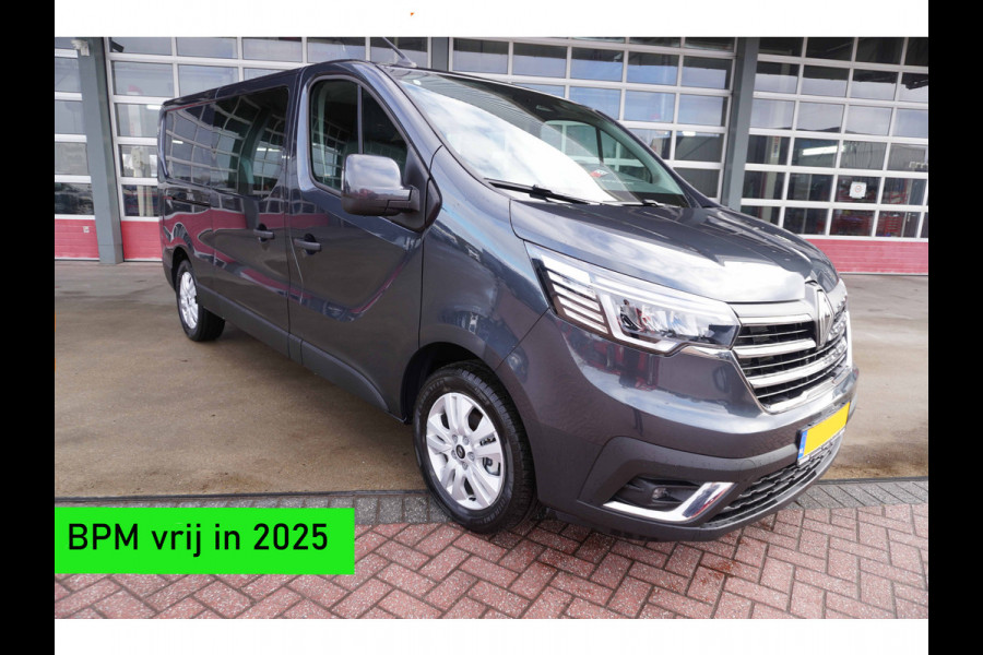 Renault Trafic 2.0 Blue dCi 130PK T29 L2H1 Advance Dubbelcabine nr.V132 | Airco | Cruise | Camera |Trekhaak | Apple CP- Android auto | 17"LM velgen