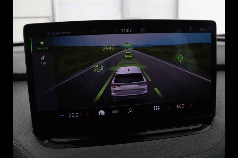 Škoda ENYAQ iV 60 | SOH 92% | Trekhaak | Half leder | Sfeerverlichting | Carplay | Navigatie | 19'' | Cruise control | Parkeerhulp | Full LED