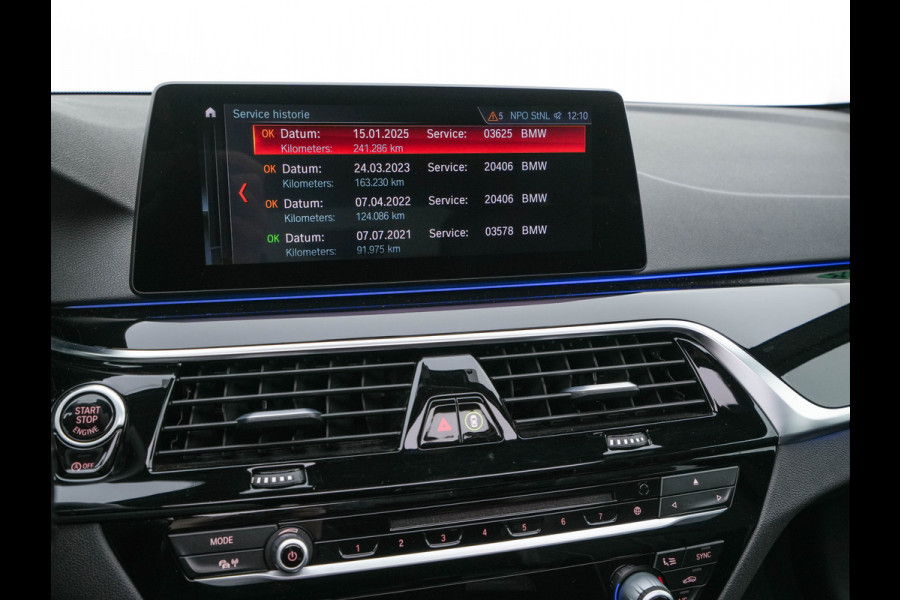 BMW 5 Serie Touring 530d Sportline High Executive Aut. *PANO | LEATHER | FULL-LED | MEMORY-PACK | TOP-VIEW | HEATED-COMFORTSEATS | NAVI-FULLMAP | PRIVACY-GLASS | AMBIENT-LIGHT | ECC | CARPLAY | PDC | TOWBAR | SHIFT-PADDLES | 20"ALU*