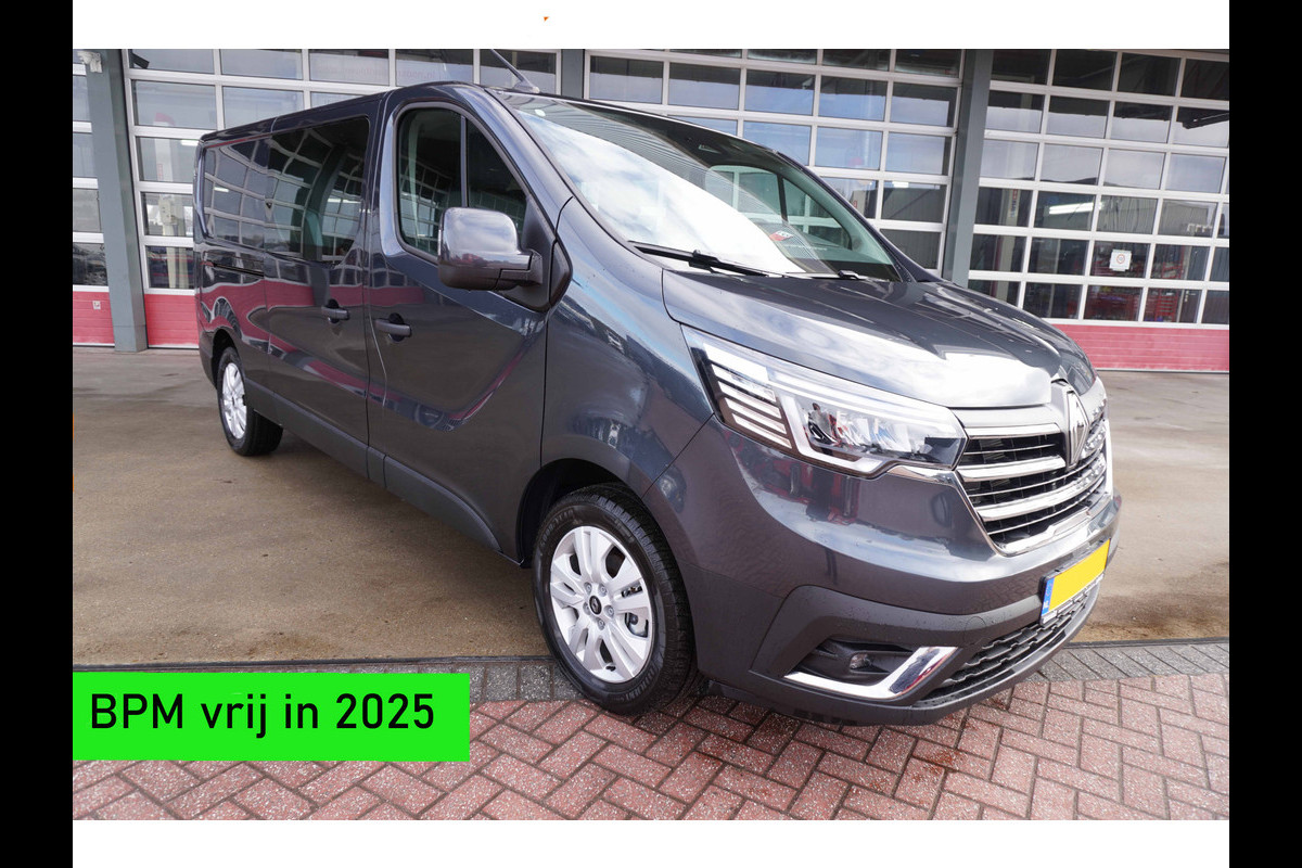 Renault Trafic 2.0 Blue dCi 130PK T29 L2H1 Advance Dubbelcabine nr.V167 | Airco | Cruise | Camera |Trekhaak | Apple CP- Android auto | 17"LM velgen