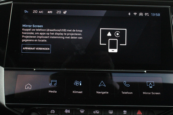 Peugeot 408 1.2 HYBRID 145PK e-DCS6 GT | MATRIX LED KOPLAMPEN | ADAPTIVE ACHTERVERLICHTING | NAVIGATIE FULL MAP | DRAADLOOS APPLE CARPLAY/ANDROID AUTO | STUURVERWARMING | ADAPTIEVE CRUISECONTROL | 19'' VIJF SPAAKS LICHTMETALEN VELGEN | ELEKTRISCHE ACHTERKLEP BEDIENING | DONKERE HEMELBEKLEDING | EXTRA GETINTE ACHTERRUITEN | 3D DIGITALE COCKPIT | SFEERVERLICHTING | PARKEERSENSOREN VOOR + ACHTER | ACHTERUITRIJCAMERA | KEYLESS ENTRY/START |
