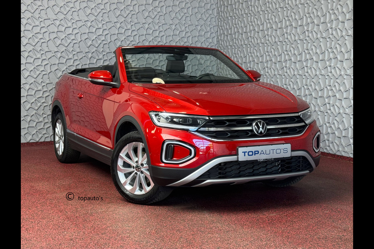 Volkswagen T-Roc Cabrio TSI VIR.COCKPIT CARPLAY NAVI IQ.LED STOEL/STUUR.VERW DAB ADAP.CRUISE 05/2024 ✅Top Auto's Wijchen , 30 Jaar Specialist in Volkswagen  : Alle Type's : R-Line Edition / Style / First Edition / Highline / Life , Zowel PHEV / HEV / MHEV / Benzine ✅