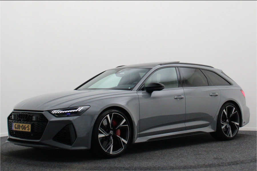 Audi RS6 Avant 4.0 TFSI Quattro 600 PK Panoramadak, B&O 3D, Dynamic Plus, Carbon, Ceramic, 4WB, HUD, 22"