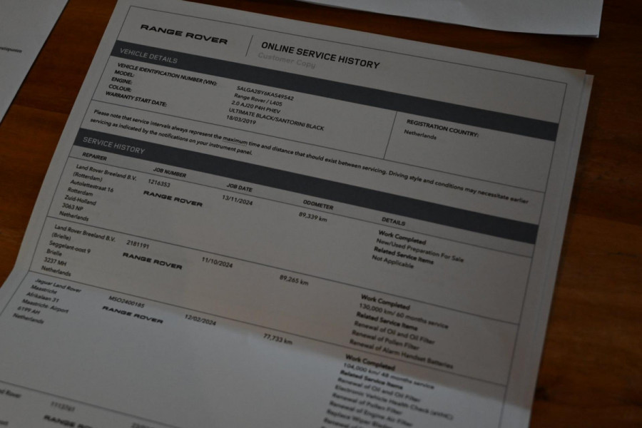 Land Rover Range Rover 2.0 P400e Autobiography Full Option Luchtvering Pano Meridian Massage 360 22''