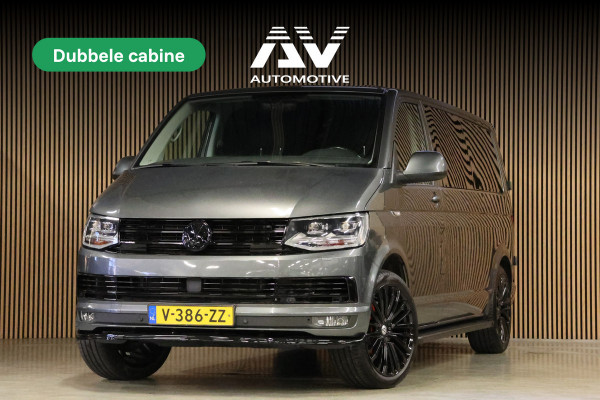 Volkswagen Transporter 2.0 TDI DSG L2H1 204 PK DC Highline | ACC | Bi-Xenon | Navigatie | CarPlay | Dubbel cabine | Middenconsole | Trekhaak | NAP Logisch | Nieuwe APK