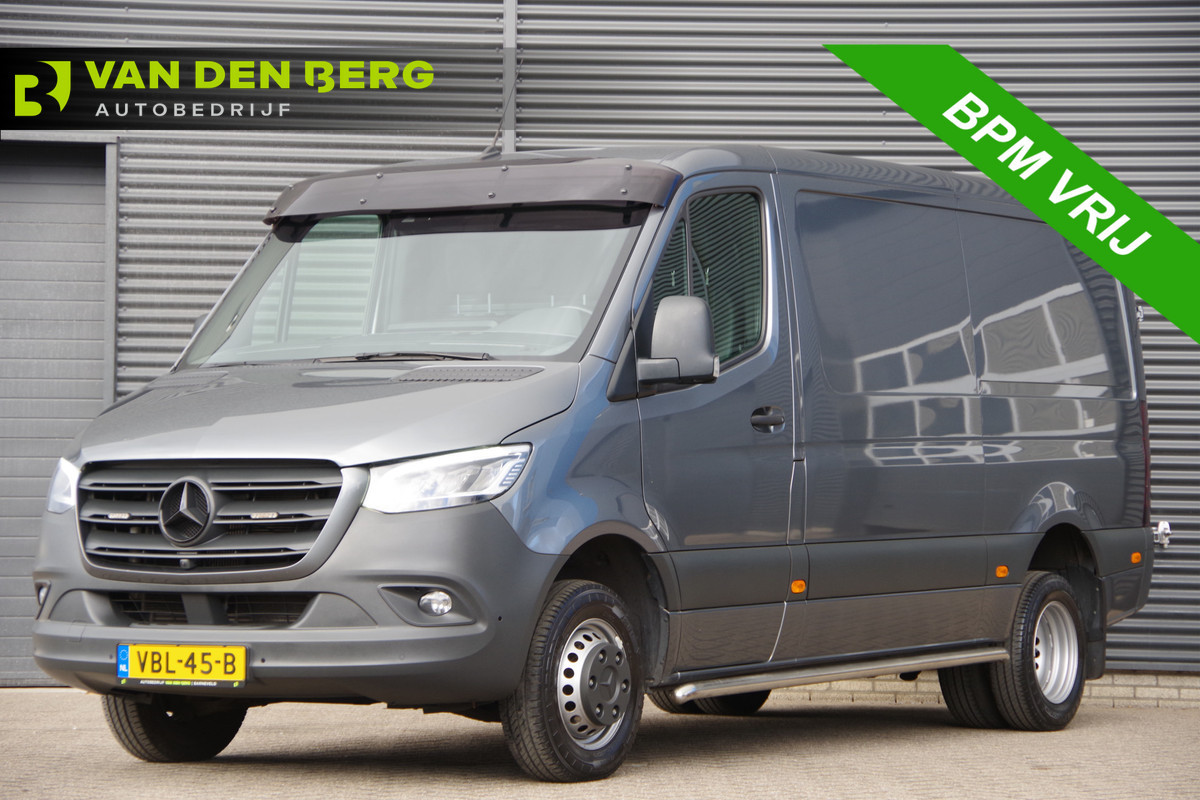 Mercedes-Benz Sprinter 519 3.0 CDI V6 L2H1 N1, AUT. LED, LEDER, DUBBELLUCHT, STOELVERWARMING, ELEKTR. SCHUIFDEUR, MBUX 10'', CAMERA, NAVI, CRUISE, CLIM