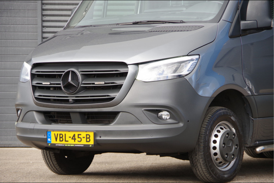 Mercedes-Benz Sprinter 519 3.0 CDI V6 L2H1 N1, AUT. LED, LEDER, DUBBELLUCHT, STOELVERWARMING, ELEKTR. SCHUIFDEUR, MBUX 10'', CAMERA, NAVI, CRUISE, CLIM
