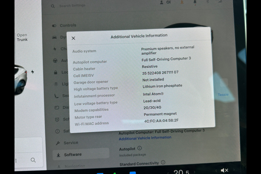 Tesla Model 3 Standard RWD Plus 60 kWh SOH 93