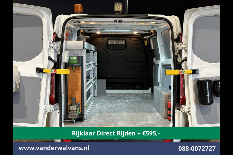 Ford Transit Custom 2.0 TDCI 130pk L2H1 Inrichting Euro6 *Rijklaar Direct Rijden* Airco | Camera | LED | Cruisecontrol | Verwarmde voorruit Parkeersensoren, 2800kg trekvermogen, Bijrijdersbank