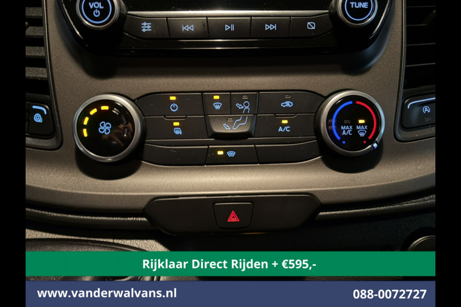 Ford Transit Custom 2.0 TDCI 130pk L2H1 Inrichting Euro6 *Rijklaar Direct Rijden* Airco | Camera | LED | Cruisecontrol | Verwarmde voorruit Parkeersensoren, 2800kg trekvermogen, Bijrijdersbank
