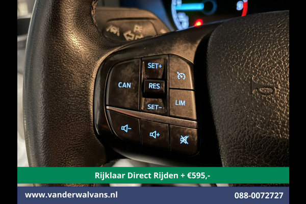 Ford Transit Custom 2.0 TDCI 130pk L2H1 Inrichting Euro6 *Rijklaar Direct Rijden* Airco | Camera | LED | Cruisecontrol | Verwarmde voorruit Parkeersensoren, 2800kg trekvermogen, Bijrijdersbank