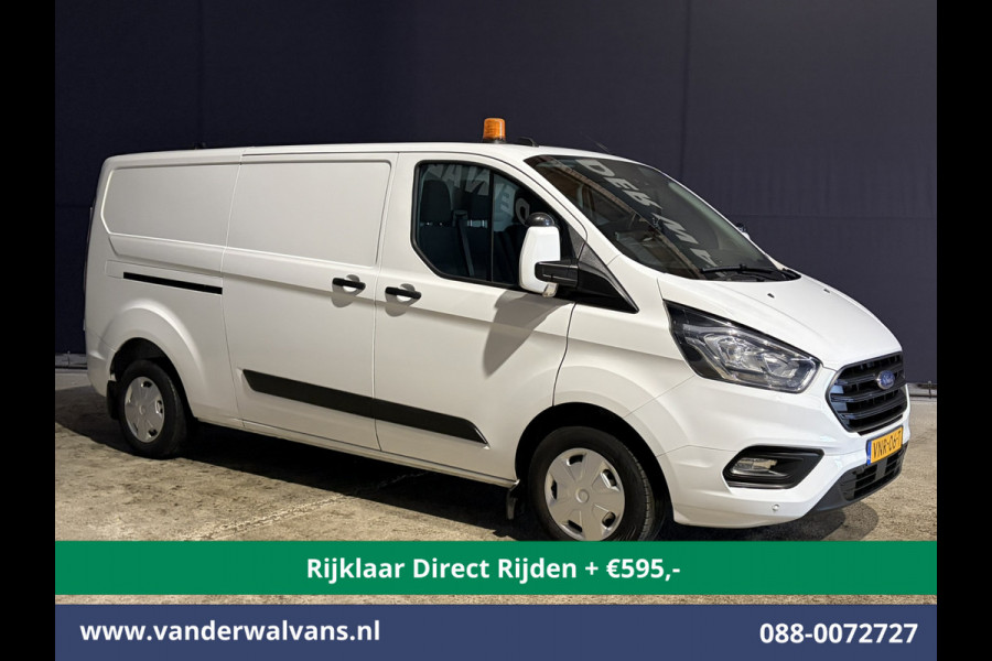Ford Transit Custom 2.0 TDCI 130pk L2H1 Inrichting Euro6 *Rijklaar Direct Rijden* Airco | Camera | LED | Cruisecontrol | Verwarmde voorruit Parkeersensoren, 2800kg trekvermogen, Bijrijdersbank