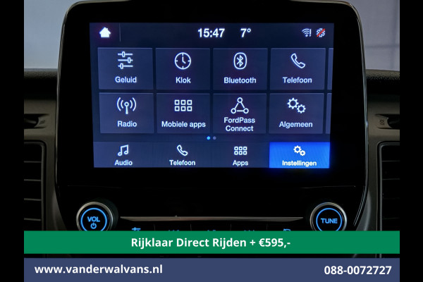 Ford Transit Custom 2.0 TDCI 130pk L2H1 Inrichting Euro6 *Rijklaar Direct Rijden* Airco | Camera | LED | Cruisecontrol | Verwarmde voorruit Parkeersensoren, 2800kg trekvermogen, Bijrijdersbank
