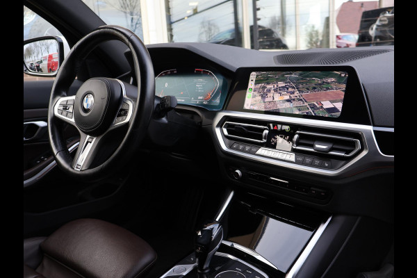 BMW 3 Serie Touring 320d HIGH EXECUTIVE SPORTLINE 190 PK AUT. *ALPINWEISS* + ELEK. TREKHAAK | LASER LED | 18 INCH | STOEL/STUURWIELVERW.