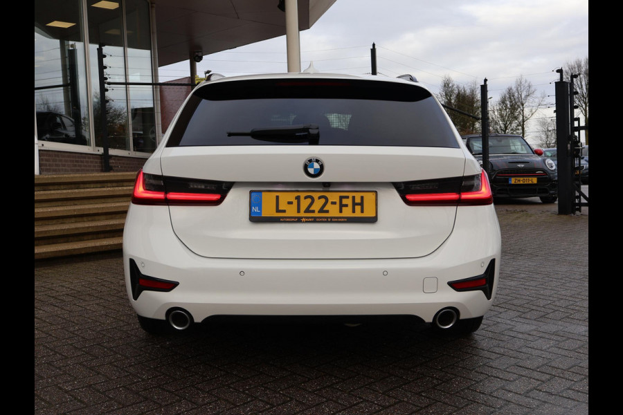 BMW 3 Serie Touring 320d HIGH EXECUTIVE SPORTLINE 190 PK AUT. *ALPINWEISS* + ELEK. TREKHAAK | LASER LED | 18 INCH | STOEL/STUURWIELVERW.