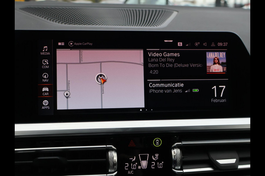 BMW 3 Serie Touring 320d HIGH EXECUTIVE SPORTLINE 190 PK AUT. *ALPINWEISS* + ELEK. TREKHAAK | LASER LED | 18 INCH | STOEL/STUURWIELVERW.