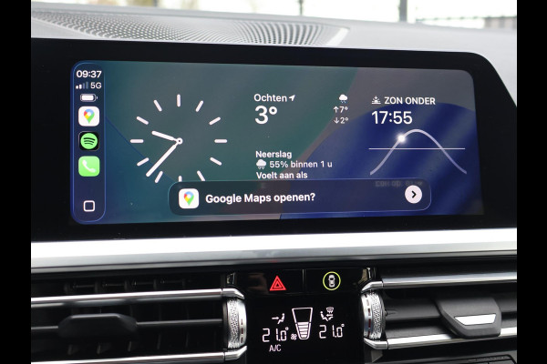 BMW 3 Serie Touring 320d HIGH EXECUTIVE SPORTLINE 190 PK AUT. *ALPINWEISS* + ELEK. TREKHAAK | LASER LED | 18 INCH | STOEL/STUURWIELVERW.