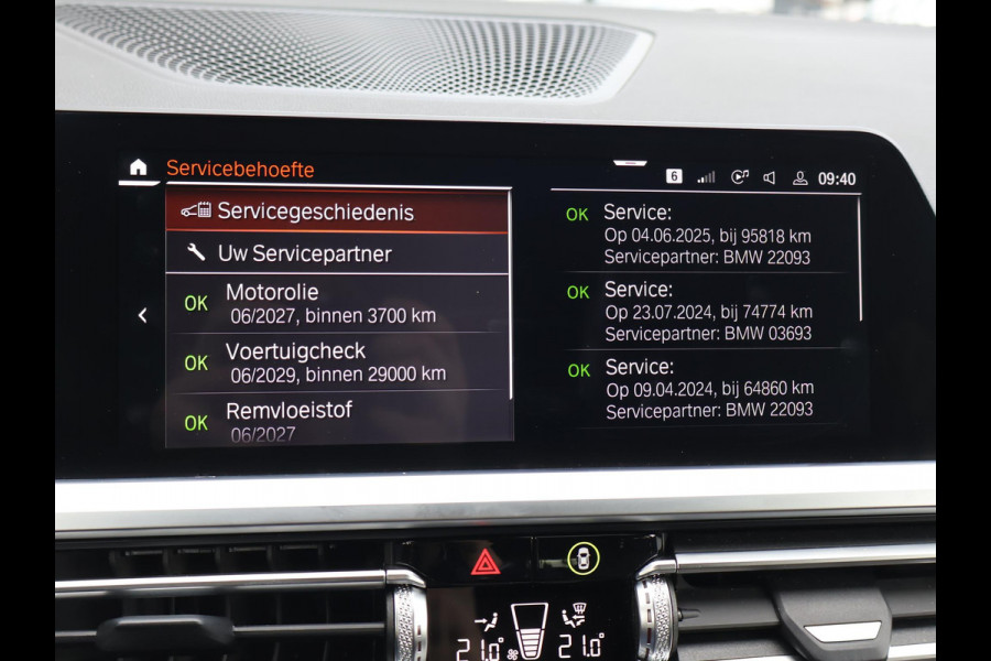 BMW 3 Serie Touring 320d HIGH EXECUTIVE SPORTLINE 190 PK AUT. *ALPINWEISS* + ELEK. TREKHAAK | LASER LED | 18 INCH | STOEL/STUURWIELVERW.