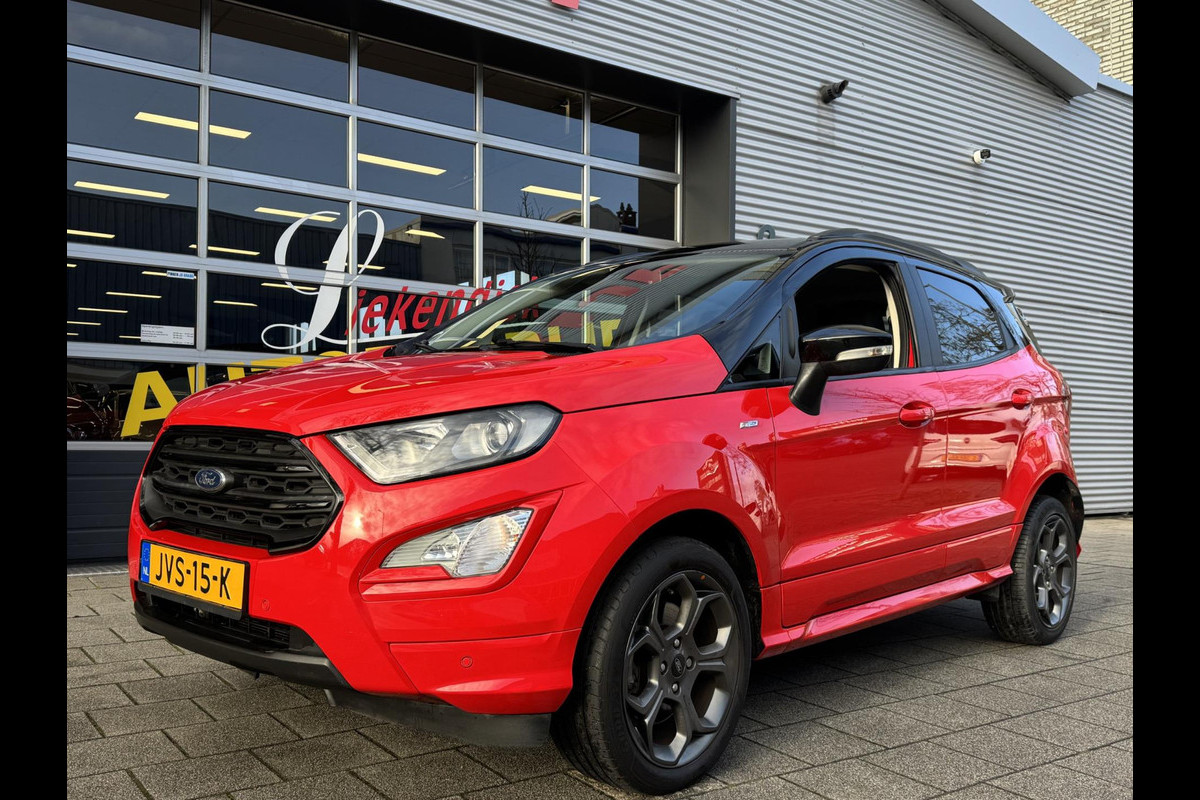 Ford EcoSport 1.0 EcoBoost ST-Line - Navigatie I Airco I Sport pakket I Leer / Alcantara I PDC I Achteruitrij Camera I Dealer ond.