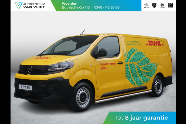 Opel Vivaro Electric L3 75 kWh | tot 8 jaar garantie | inclusief complete DHL subcontractor inrichting | RAL1032