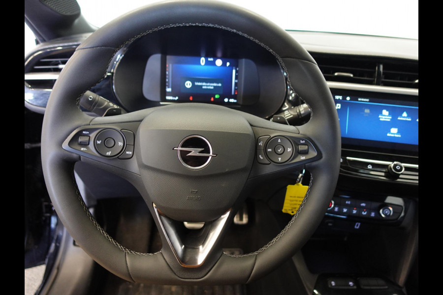 Opel Corsa 1.2 Turbo 100pk Hybrid GS Automaat Navigatie Apple Carplay/Android Auto Camera Parkeersensoren Cruise Control Dodehoek assistent Airco Lichtmetalen velgen Virtual Cockpit Getinte ramen