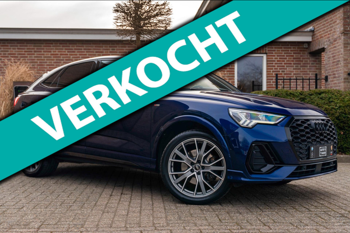 Audi Q3 Sportback 45 TFSI e S Edition 245 PK | Navarra Black Optic 3x S-Line Virtual Stoel/Stuurverw. 20''