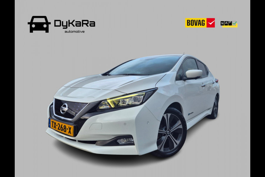 Nissan Leaf Tekna 40 kWh ProPilot SOH 86,8%, half leder, NAP