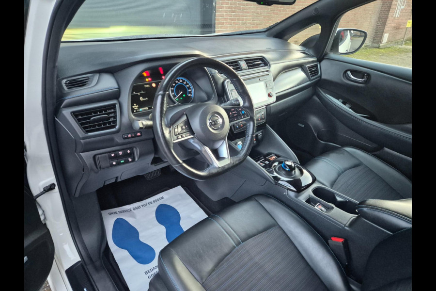 Nissan Leaf Tekna 40 kWh ProPilot SOH 86,8%, half leder, NAP