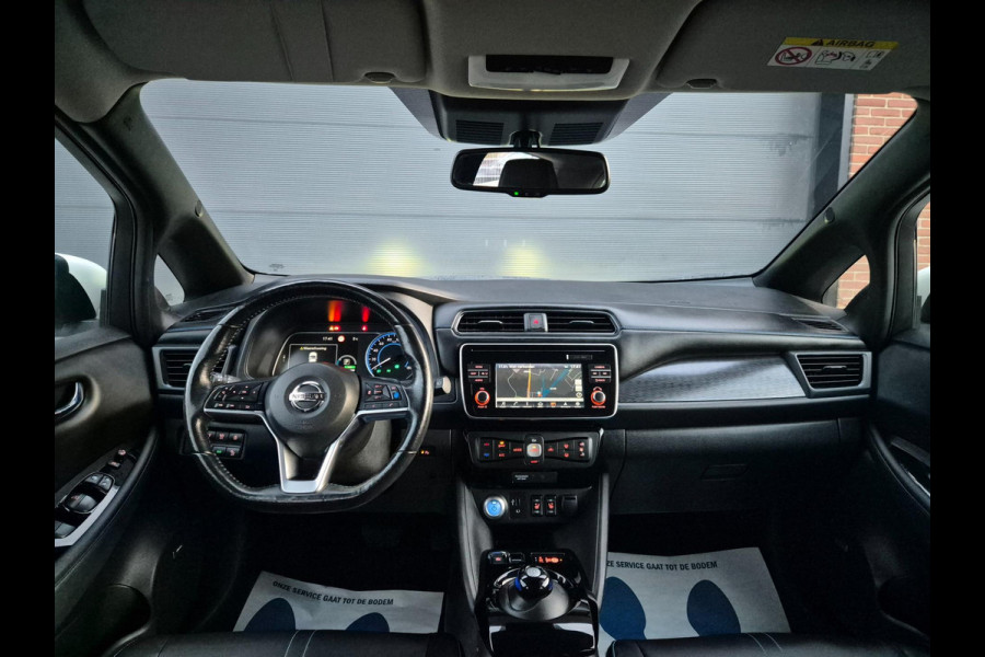 Nissan Leaf Tekna 40 kWh ProPilot SOH 86,8%, half leder, NAP