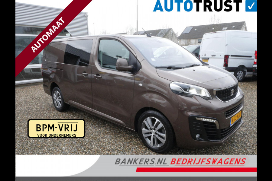 Peugeot Expert 2.0 BlueHDI 180PK, L3, Dubbel Cabine, Automaat, 2 x Schuifdeur, Airco