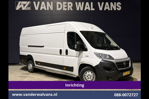 Fiat Ducato 3.0 NP 136pk L4H2 Post NL inrichting Euro6 Airco | Camera | Sidebars | 270 graden achterdeuren, schappen, doorloopdeur