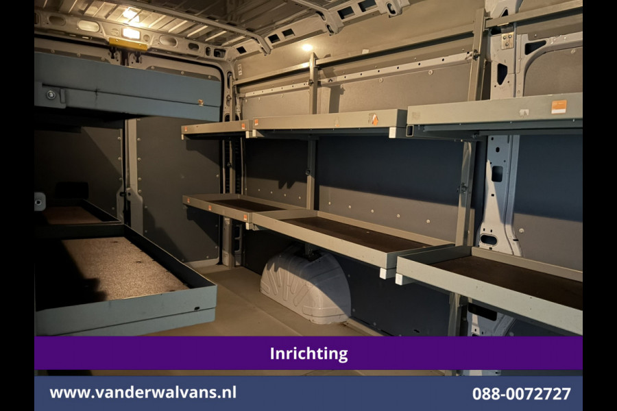 Fiat Ducato 3.0 NP 136pk L4H2 Post NL inrichting Euro6 Airco | Camera | Sidebars | 270 graden achterdeuren, schappen, doorloopdeur