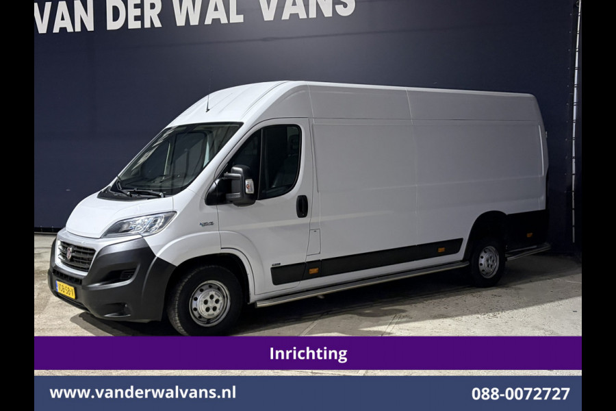 Fiat Ducato 3.0 NP 136pk L4H2 Post NL inrichting Euro6 Airco | Camera | Sidebars | 270 graden achterdeuren, schappen, doorloopdeur
