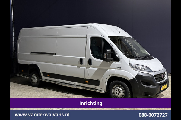 Fiat Ducato 3.0 NP 136pk L4H2 Post NL inrichting Euro6 Airco | Camera | Sidebars | 270 graden achterdeuren, schappen, doorloopdeur