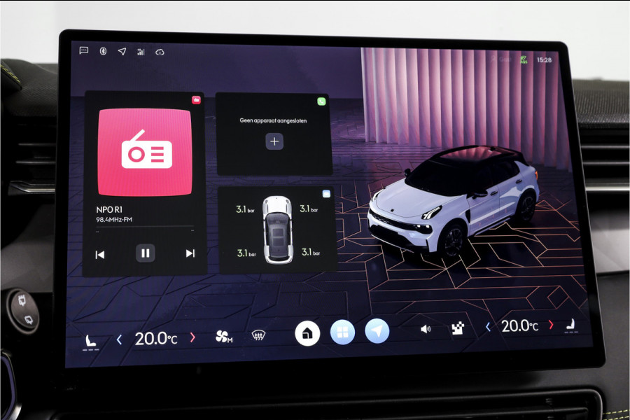 Lynk & Co 01 1.5 More | S/K-panodak | Dig. Cockpit | Stoel-+Stuurverw. | 360 Camera | Adapt. Cruise | Memory | Elek. klep | LM 20" |