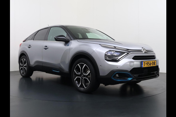 Citroën Ë-C4 Shine 50 kWh SOH 98% 3-FASE LADER | STUUR- & STOELVERWARMING | TREKHAAK | HEAD-UP DISPLAY | CAMERA | KEYLESS START & GO | DODEHOEKDETECTIE | RIJKLAAR MET 12 MAANDEN BOVAG-GARANTIE