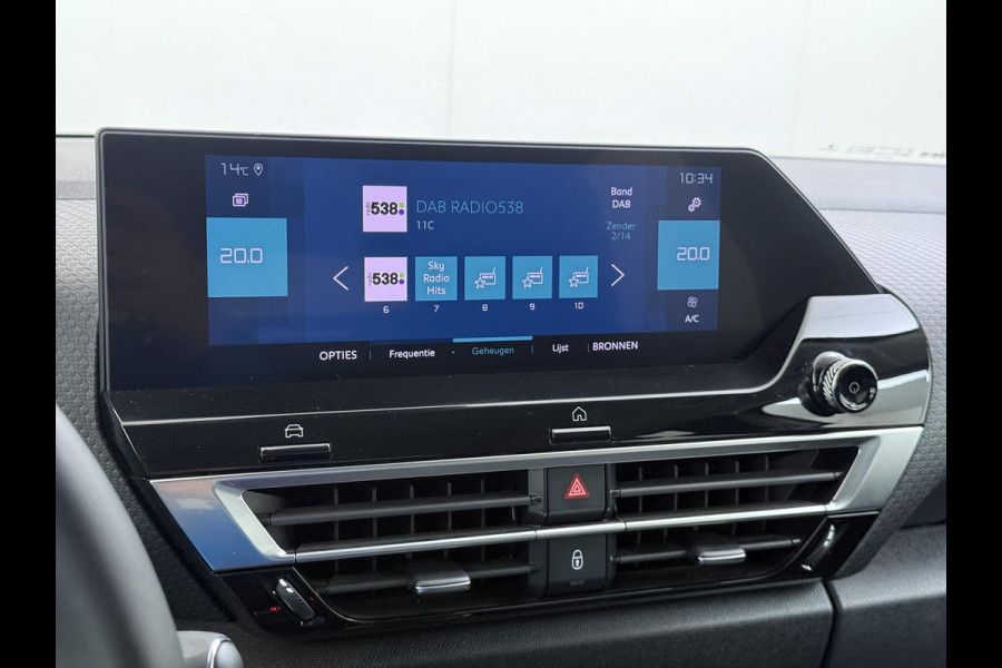 Citroën Ë-C4 Shine 50 kWh SOH 98% 3-FASE LADER | STUUR- & STOELVERWARMING | TREKHAAK | HEAD-UP DISPLAY | CAMERA | KEYLESS START & GO | DODEHOEKDETECTIE | RIJKLAAR MET 12 MAANDEN BOVAG-GARANTIE