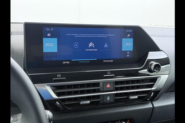 Citroën Ë-C4 Shine 50 kWh SOH 98% 3-FASE LADER | STUUR- & STOELVERWARMING | TREKHAAK | HEAD-UP DISPLAY | CAMERA | KEYLESS START & GO | DODEHOEKDETECTIE | RIJKLAAR MET 12 MAANDEN BOVAG-GARANTIE
