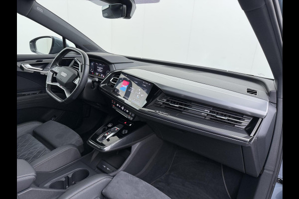 Audi Q4 e-tron 40 Launch edition Advanced Plus 77 kWh SOH 92% | S-LINE INTERIEUR | PANORAMADAK | STOELVERWARMING | ELEKTRISCHE ACHTERKLEP | LUXE BEKLEDING | RIJKLAAR MET 12 MND BOVAG GARANTIE