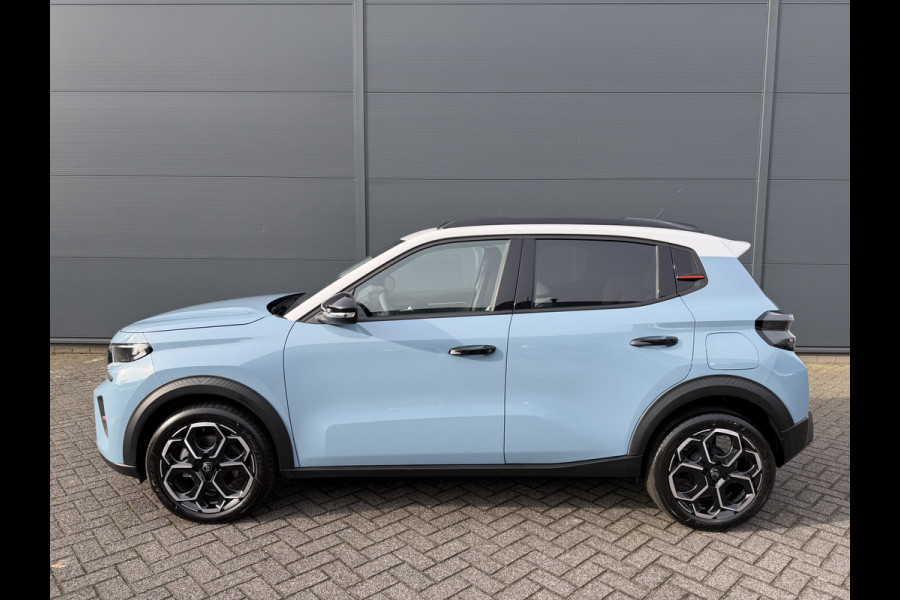 Citroën C3 100pk Max (Camera - Navigatie - Automatische Airco - Apple Carplay - 17"- Draadloos laden - LED)