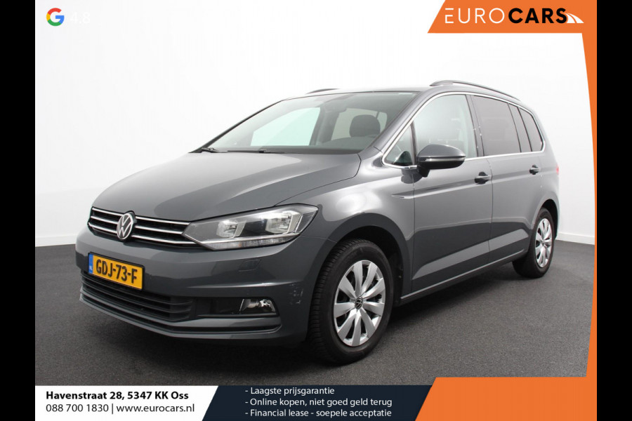 Volkswagen Touran 1.5 TSI 150pk DSG Comfortline Plus 7p | Navigatie | Apple Carplay/Android Auto | Wegklapbare trekhaak | Parkeersensoren | Adaptive Cruise Control | Stoelverwarming | Getinte ramen | Climate Control
