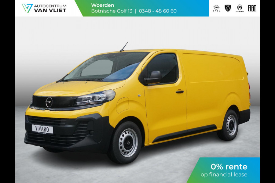 Opel Vivaro Electric L3 75 kWh | 0% rente | tot 8 jaar garantie | Apple Carplay | achteruitrijcamera | Comfort tussenschot | RAL1032