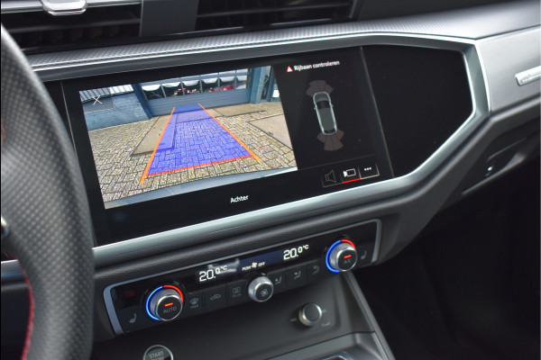 Audi Q3 Sportback 45 TFSI e S-Line 245 Pk Pano Rood Stiksel Leder Trekhaak Navi Camera 19 Inch