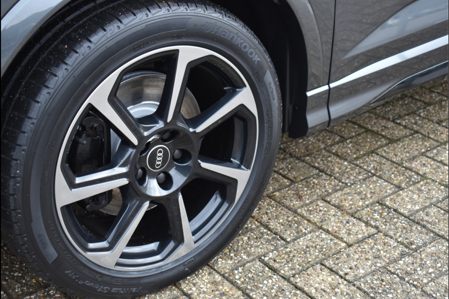 Audi Q3 Sportback 45 TFSI e S-Line 245 Pk Pano Rood Stiksel Leder Trekhaak Navi Camera 19 Inch