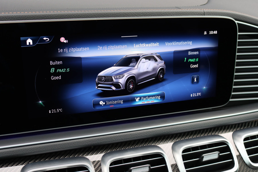 Mercedes-Benz GLE AMG 53 Hybrid Premium 4MATIC+ | Luchtvering | Distronic | Carbon | Memory | Burmester | Stoelventilatie | Luchtkwaliteitspakket | Surround Camera | Keyless Go | Augmented Reality | Nappa Leder |