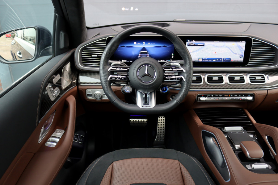 Mercedes-Benz GLE AMG 53 Hybrid Premium 4MATIC+ | Luchtvering | Distronic | Carbon | Memory | Burmester | Stoelventilatie | Luchtkwaliteitspakket | Surround Camera | Keyless Go | Augmented Reality | Nappa Leder |