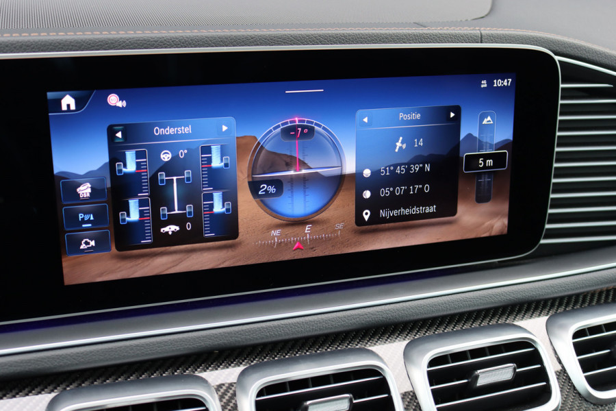 Mercedes-Benz GLE AMG 53 Hybrid Premium 4MATIC+ | Luchtvering | Distronic | Carbon | Memory | Burmester | Stoelventilatie | Luchtkwaliteitspakket | Surround Camera | Keyless Go | Augmented Reality | Nappa Leder |